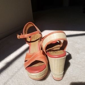 Clarks Indigo Slingback Wedge Sandal